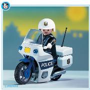 Playmobil - Police Officer and Cycle
