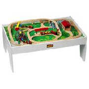 Brio Playtable with Wooden Railway Set