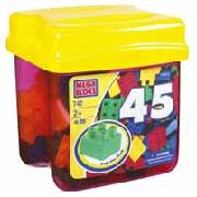 Mega Bloks 45 Piece Mini Bucket (742)