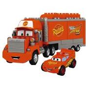 Mega Bloks Disney Pixar Cars Mack and Mcqueen (7769)