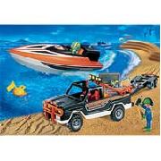Playmobil Jeep with Powerboat (3399)