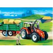 Playmobil Tractor with Trailer (4496)