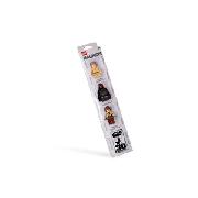 Lego Star Wars Magnet Set: Darth Maul, Anakin and Naboo Fighter Pilot