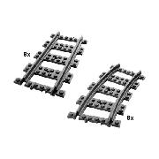 Lego Trains - Straight and Curved Rails