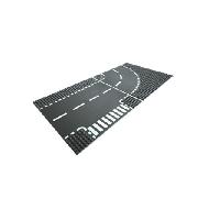 Lego T-Junction and Curved Road Plates