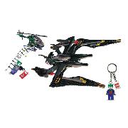 Lego Batman - the Batwing - Free Joker Keyring Included